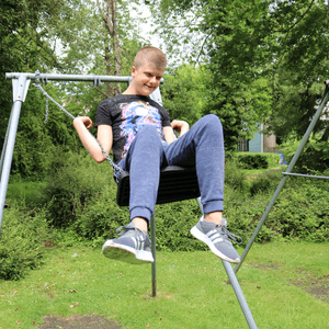boy on swing