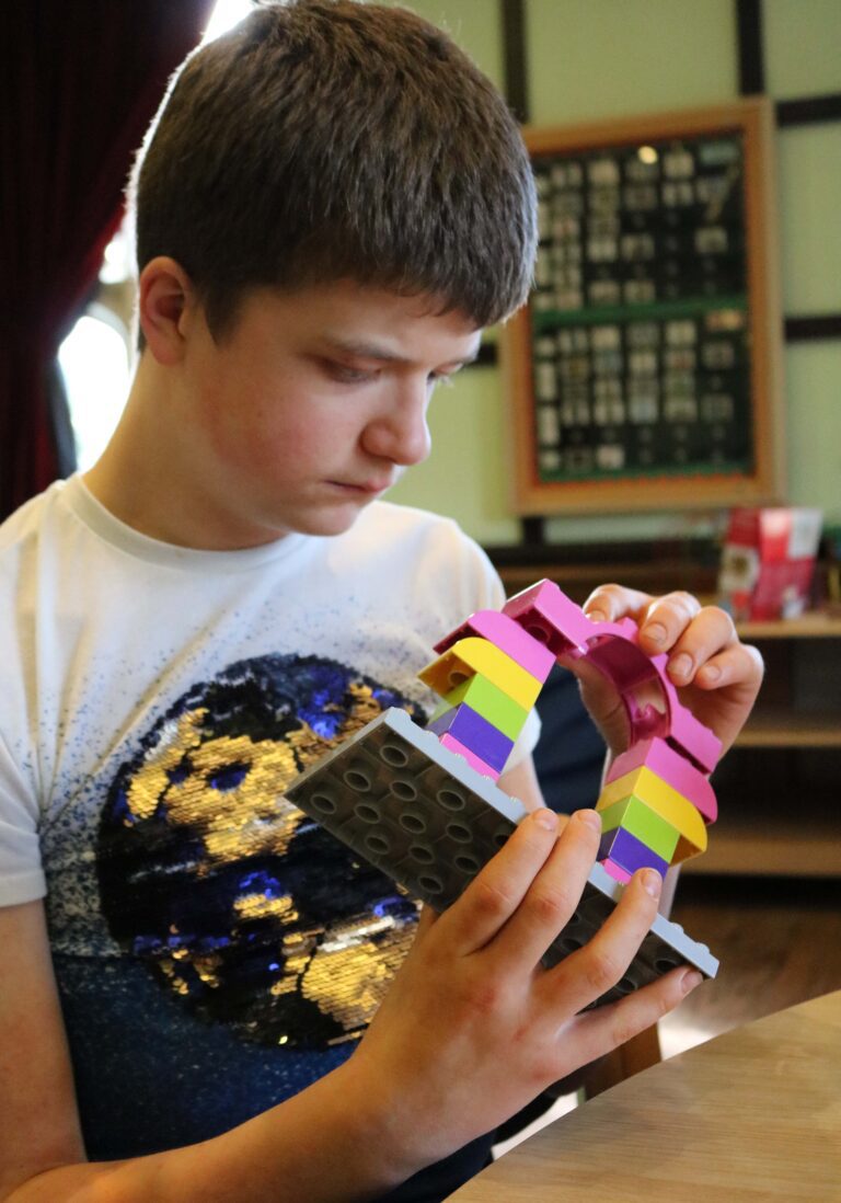 Building with lego