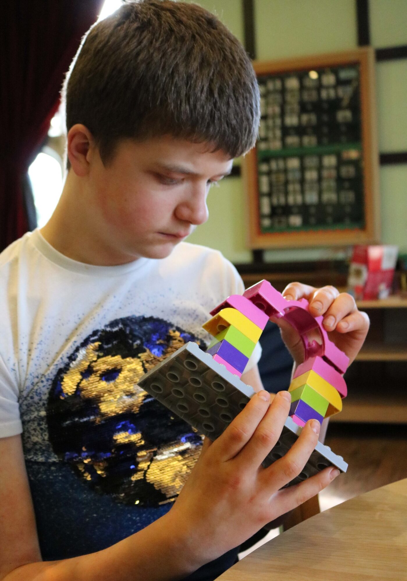 Building with lego